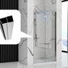 Magnetic profile shower enclosure and door