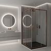 Sprchovací kút REA City 80x100 Brush Copper