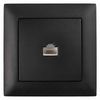 Presa RJ45 con Cornice OSTE JNH010-S BLACK