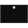 Receveur de douche acrylique Rea Savoy Black 80x100