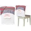 Housse de chaise Bonnet de Père Noël YX22020 4 szt