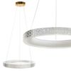 Люстра LED MS002-CP ROSE GOLD 60cm