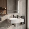 Настінна раковина REA Aresa Grey Gold 60