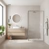 zuhanykabin Rea Primo Slide 100x80 Chrome