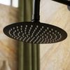 Kulatá dešťová sprcha REA JS-P014B 25cm Black