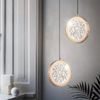 Crystal Pendant Lamp LED LHJ100-1CP Złota