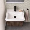 Meuble de salle de bains avec lavabo Rea DB85-50-1 Orio Dark 50cm