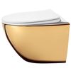 Toilet bowl  Carlo Flat Mini Gold/White