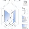 Καμπίνα ντους Rea Nixon 100x100