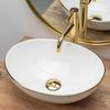 Lavabo sobre encimera Rea Sofia Gold Edge