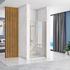 Puerta de ducha REA Rapid Slide 130 Gold Brush