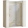 Shower doors Rea Hugo 90 Gold Brush + profil