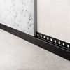 Front shower tray strip 120cm Black