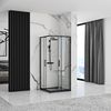 shower enclosure Rea Punto Black 90x90