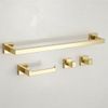 Bathroom Accessories Set Rio Gold 4 Pieces