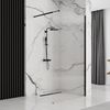 Shower screen Rea Aero Intimo Black Mat 100