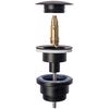 Universal basin click-clack plug Rea Black