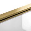 bathtub screen Rea Agat-2 100 BRUSH GOLD
