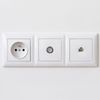 Presa RJ45 con Cornice OSTE JNH010-S WHITE