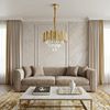 Lampada a sospensione in cristallo SWE099-CP 40cm GOLD