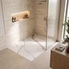 Shower tray Bazalt CARRARA WHITE 90x120