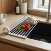 Rollbarer Abtropfständer für Spüle REA P12298B Beige