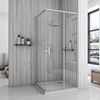 Shower enclosure Rea City 90x90 Nickel Brush