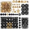 Christmas balls Gold/Black 203 pcs