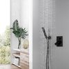 Built-in shower set Rea Fenix Black + BOX