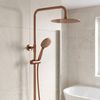 Thermostatic shower system Rea Lungo Diamond Copper