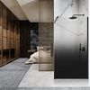 Shower screen Rea Aero Ombre Black/Black 120