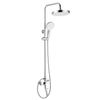 Shower set REA BLOOM WHITE CHROME