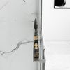 Shower screen Rea Aero N 120 Transparent with hanger Evo