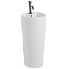 Freestanding ceramic basin BLANKA