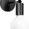 Lampă de perete din metal Mat negru 392205