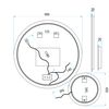Mirror LED R-9045 90cm + 45cm