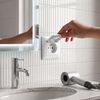 Presa singola con messa a terra e coperchio OSTE JNH005-G White