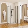 Shower enclosure REA Hugo Black 90x90