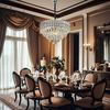 Lampe suspendue G055-CP 50cm CHROME