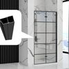Magnetic profile shower enclosure and door