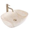 Vasque à poser Rea Freja Travertine Matt