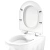 Zestaw Misa WC REA Gustavo Rimless podwieszana + Umywalka nablatowa Maya