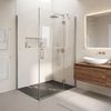 Shower tray Magnum CARRARA BLACK 80x100