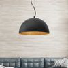 Lampă de tavan suspendată neagra 50cm APP379-1CP