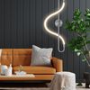 Lampa ścienna kinkiet LED APP859-W Long Chrom