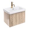Meuble de salle de bains avec lavabo Rea DB85-50-3 Orio Light 50cm