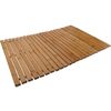 Alfombra de bambú para baño 50x80 cm 381176