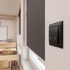 Žalúziový Spínač s Rámikom OSTE JNH009-W BLACK