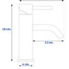 Grifo de baño Rea Graf Black Low