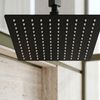 Čtvercová hlavová sprcha REA JS-P015B 30cm Black